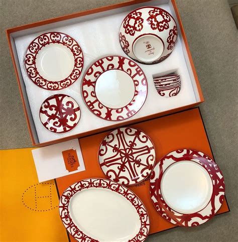 hermes christmas dishes|hermes homewares.